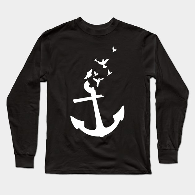 anchor Long Sleeve T-Shirt by SGcreative